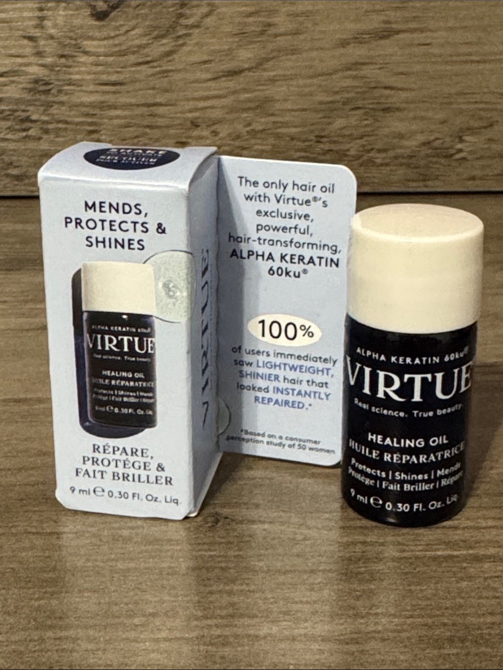 Virtue Healing Hair Oil .30 oz ~ NIB